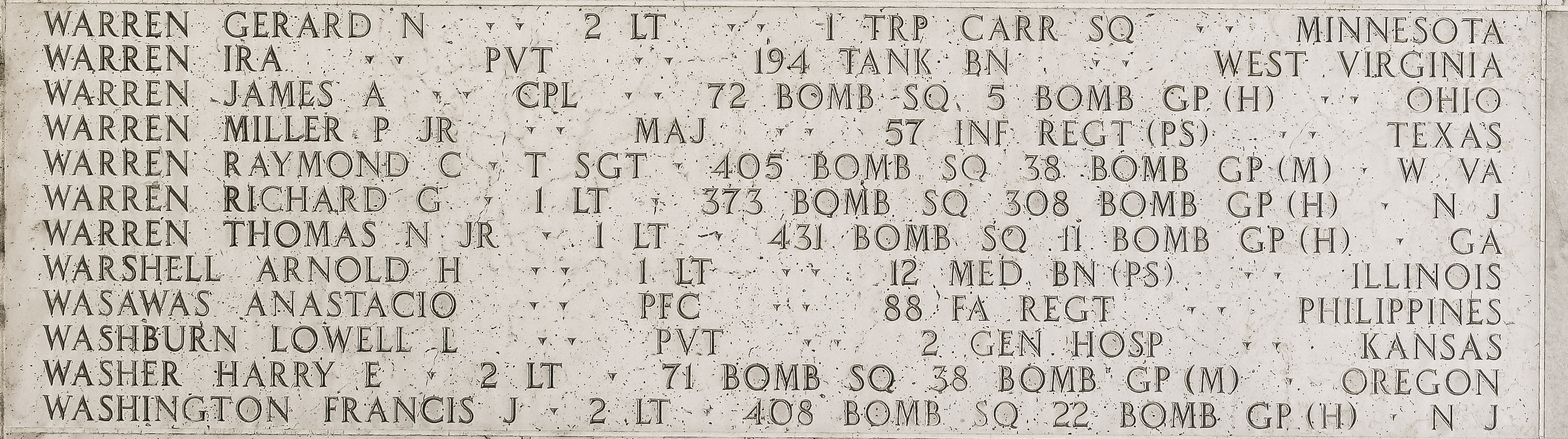 Raymond C. Warren, Technical Sergeant